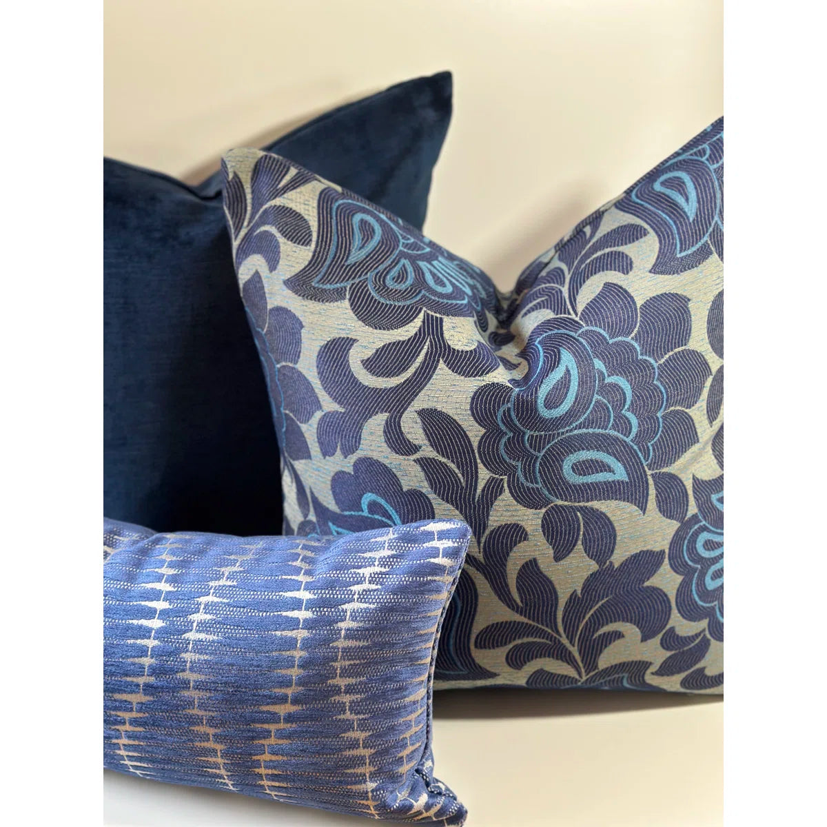Cobaltwave Pillow Cover & Insert