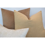 Linen Lines Pillow Cover & Insert
